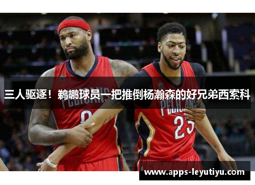 三人驱逐！鹈鹕球员一把推倒杨瀚森的好兄弟西索科